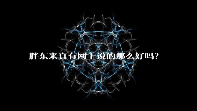 胖东来真有网上说的那么好吗？