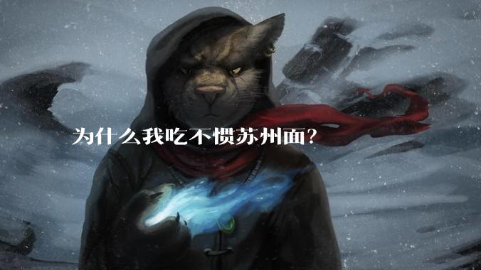 为什么我吃不惯苏州面？